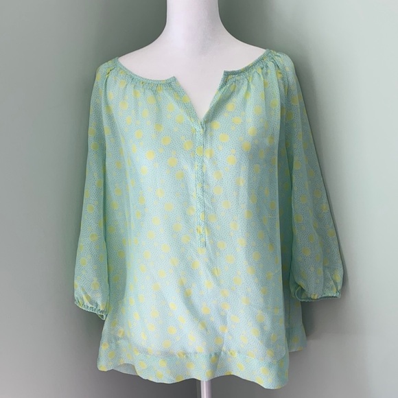 LOFT Tops - LOFT Polkadot lightweight Blouse